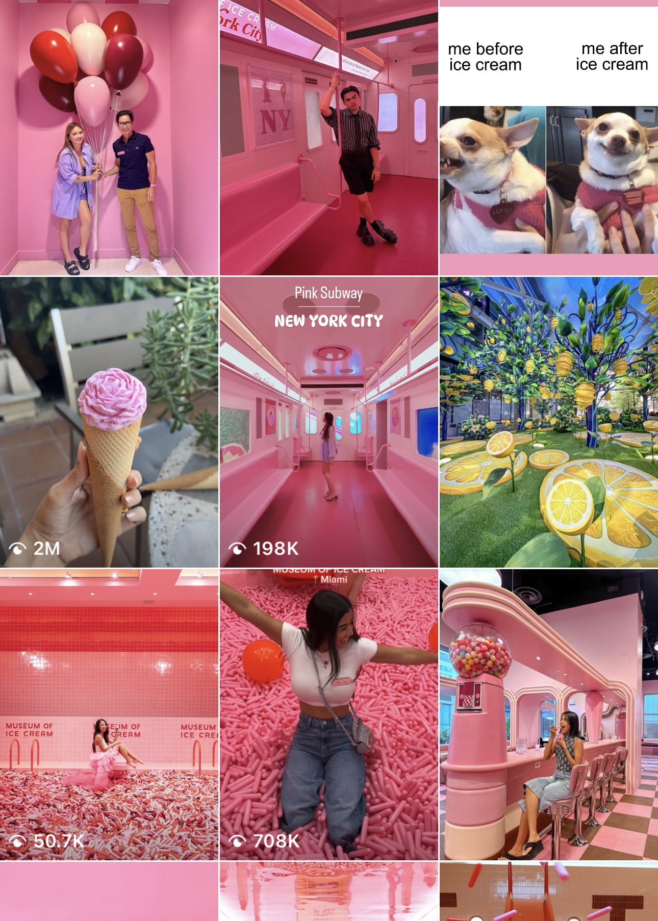 Museum of Ice Cream Instagram posts